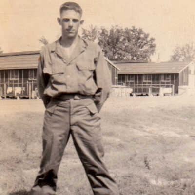 Howard Louis Leckey Jr. [1925-1982] at Camp McCain, Mississippi
