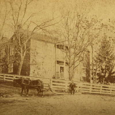 George & Mary (Warrick) Ely farmhouse in Whiteley Township