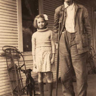 Charles Tilton Watson and his granddaughter Sarah Elizabeth (Watson) Orndoff