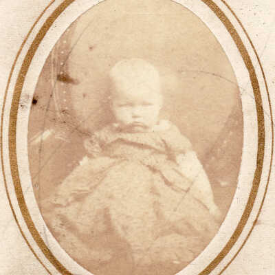 Crago-Spencer Album 02, Photo 35 - Florence Greenlee, aged 9 months