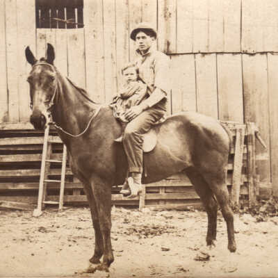 Jesse Lawrence Rinehart Sr. [1888-1951] and his nephew Russell Rinehart [1907-1977]