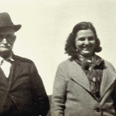 George N. Rinehart and his granddaughter Aliff (Woodruff) (Carpenter) Anderson
