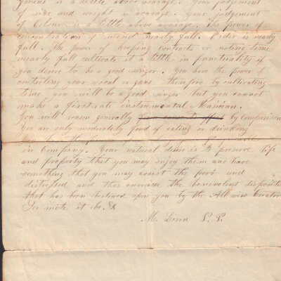 Phrenological chart of Miss Rebecca Shough, by M. Linn, P.P.