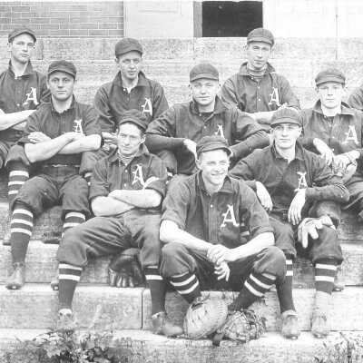 Baseball team believed to be that of the Antioch College