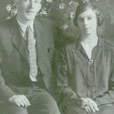 Layton Crouse [1900-1976] and his wife, Ivy Victoria (Breese) Crouse [1906-2004]