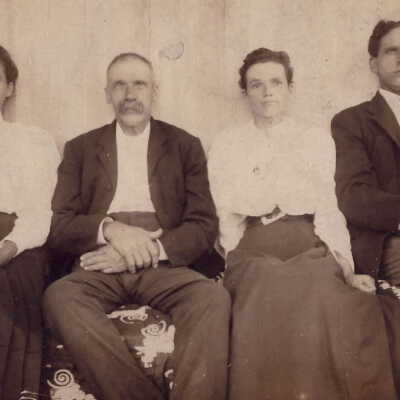 William Henry Bowler and his children