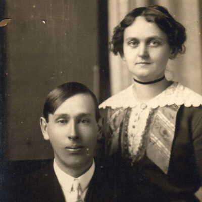 Samuel Marion Bonham and his wife, Mary "Mamie" (Throckmorton) Bonham