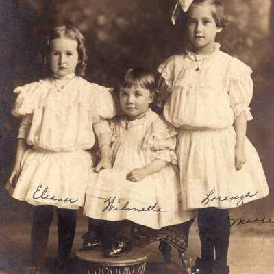 Eleanor Moore, Wilmetta Margaret Moore, Lorenza Elizabeth Moore