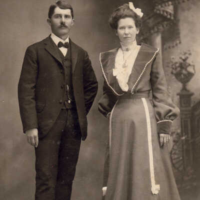 Stephen Howard Crayne and his first wife, Martha (Thompson) Crayne