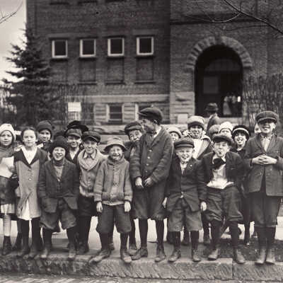 East Ward School students
