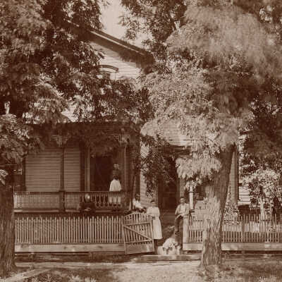 Bane-Crayne family home built by Nathaniel M. Bane in Jefferson, Greene County, Pennsylvania
