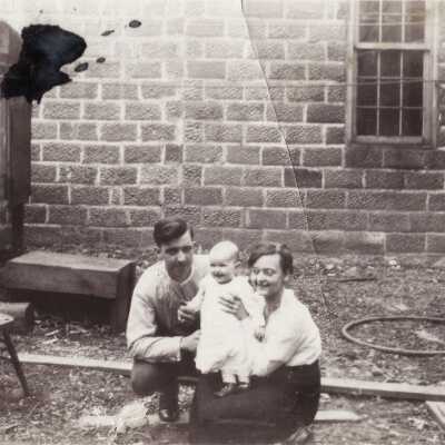 Burley Lohr and his wife Hazel (McVay) Lohr family