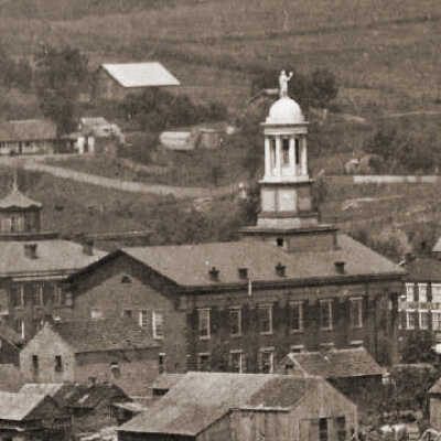 Downey House and Courthouse - Waynesburg, circa 1876