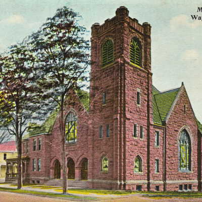 Methodist Episcopal Church on the corner of Richhill and Franklin Streets in Waynesburg