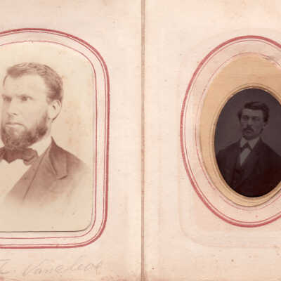 Album layout - Rev. William Smith VanCleve (left) / Unidentified (right)
