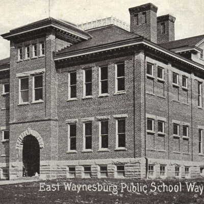 East Ward School on Porter Street, Waynesburg, Greene County, Pennsylvania