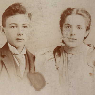 Edward Ray Knight and Clara Mae (Knight) Clark