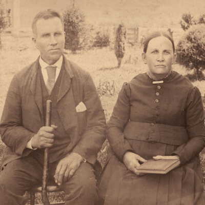 Cephas Grimes and his wife, Mary Ann (Hoge) Grimes