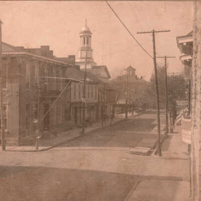 First brick-paving of High Street in Waynesburg