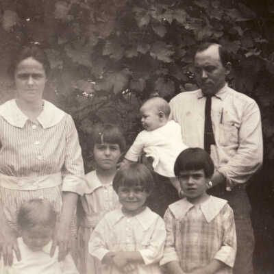 Roy Huffman and Ethel (Harris) Huffman family
