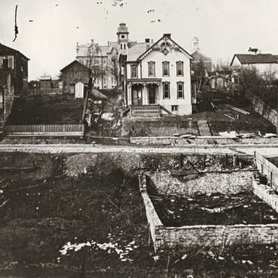 Houses on Franklin Street in Waynesburg