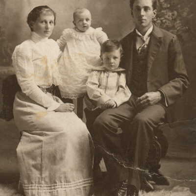 Edwin Durand Carman and Sarah Leverta (Buchanan) Carman family