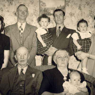 David J. White and Emma Jane (Cummins) White family