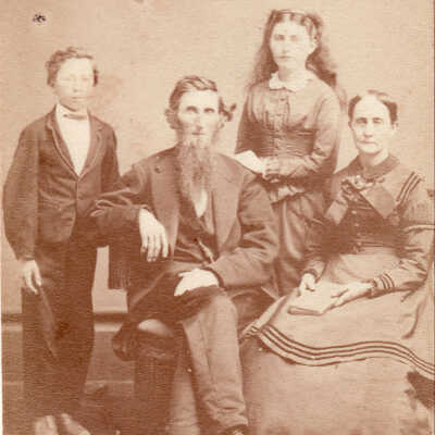 VanCleve Album, Photo 19 - Samuel and Sarah Inghram (Throckmorton) Harvey family
