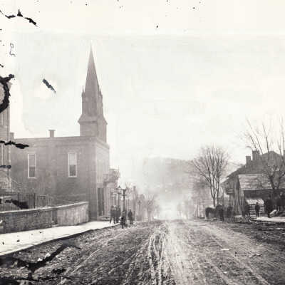 Washington Street (looking South from High Street) in Waynesburg