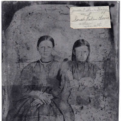 Phoebe Jane (Eakin) Staggers [1849-1937] and Sarah Eliza (Eakin) Clovis [1852-1931]