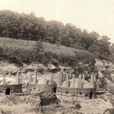 Tile Ovens, Brick & Tile Plant, Waynesburg, Greene County, Pennsylvania