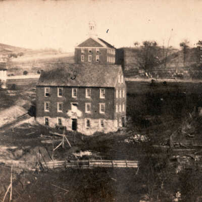 Commons and Buildings in Waynesburg, Greene County, Pennsylvania
