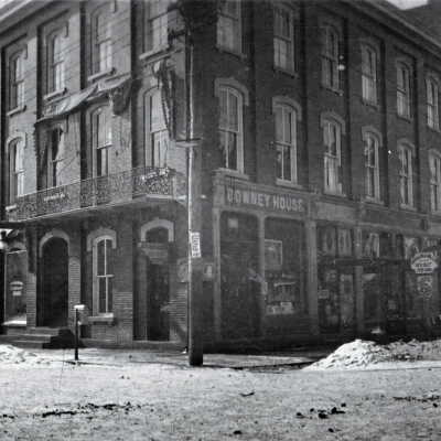 Downey House, Grossman Building, Silveus Building, Wisecarver Building on High Street in Waynesburg