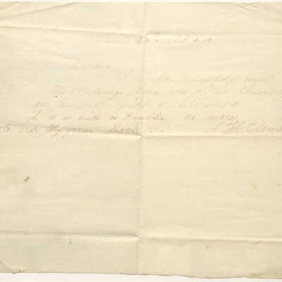 L[ouisa] H[upp] Clemens to her brother [John Cox Hupp], letter, 24 June 1864, preserved in William M. Clemens Family Bible