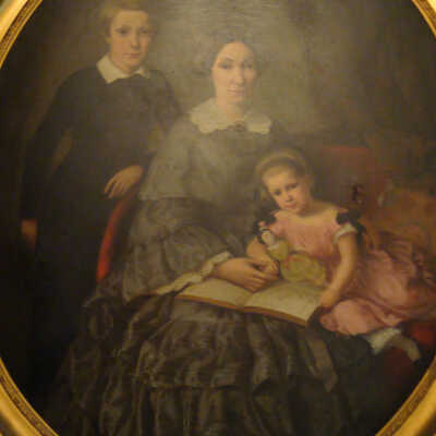 Unidentified painting found in an attic in Greene County, Pennsylvania