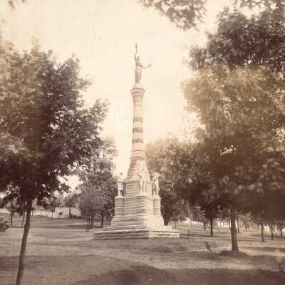 Soldiers and Sailors Monument - Monument Park, Waynesburg, Greene County, Pennsylvania