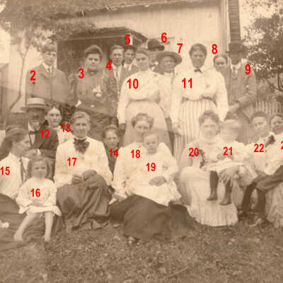 David Staggers and Phoebe Jane (Eakin) Staggers family - JPG