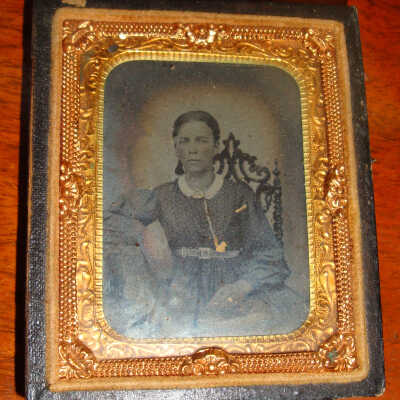 Cased photograph of Elizabeth Jane (Scott) Carpenter