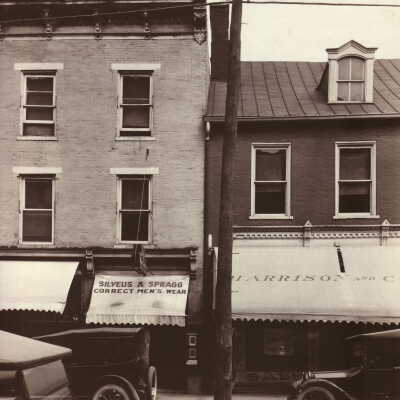 Citizens National Bank Construction Album (Selected Photo 04) - Building to be torn down for location of Citizens National Bank