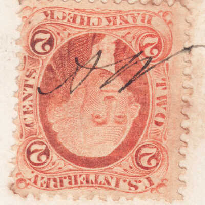 Tax stamp initialed "AW" on reverse of CDV: Origformat: Print-Photographic