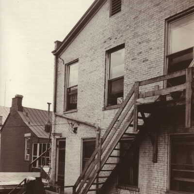 Citizens National Bank Construction Album (Selected Photo 05) - Northwest corner of High and Washington Streets in Waynesburg