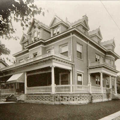 Waynesburg Prosperous and Beautiful, page 047 - Thomas Spencer Crago and Margaret Leah (Hoge) Crago family home