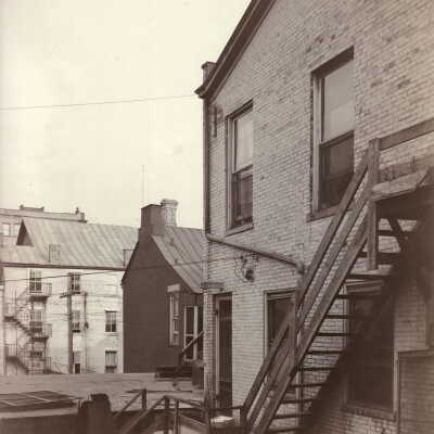 Citizens National Bank Construction Album (Selected Photo 08) - Northwest corner of High and Washington Streets in Waynesburg