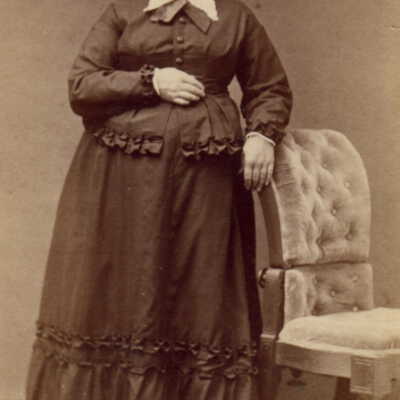 Hoge-Woods Album 01, Photo 08 - Elizabeth (Woods) Tewksbury