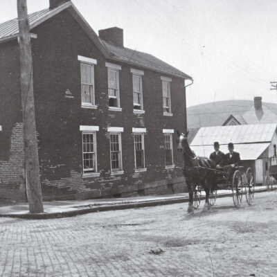 Intersection at Greene and South Morris Streets in Waynesburg