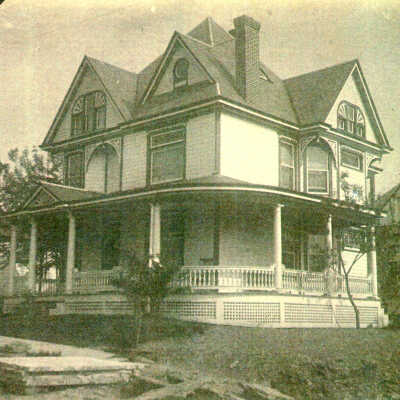 Home of Henry Clay Sayers Jr. [1872-1945] and his wife, Frances Lillian (Scott) Sayers [1873-1949], on West Franklin Street in Waynesburg