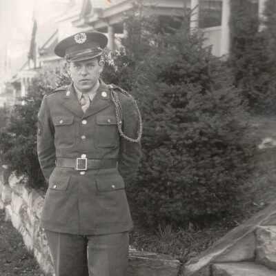 Frank Jones Album (Selected Photos) - Frank E. Jones on Huffman Street in Waynesburg, Greene County, Pennsylvania