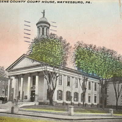 Greene County Courthouse in Waynesburg, Greene County, Pennsylvania