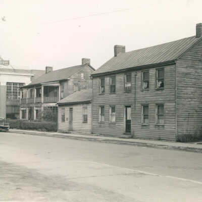 Greene Street (looking east from Washington Street, toward Morgan Street) in Waynesburg, Greene County, Pennsylvania
