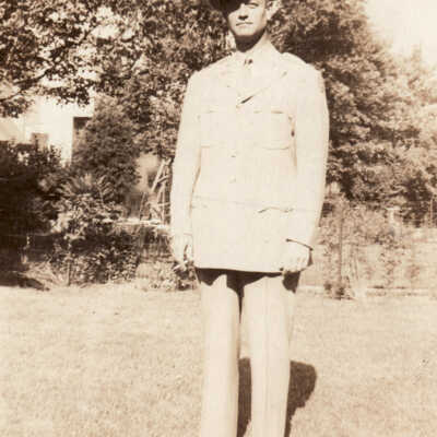 John Hughes Crago in his WWII uniform